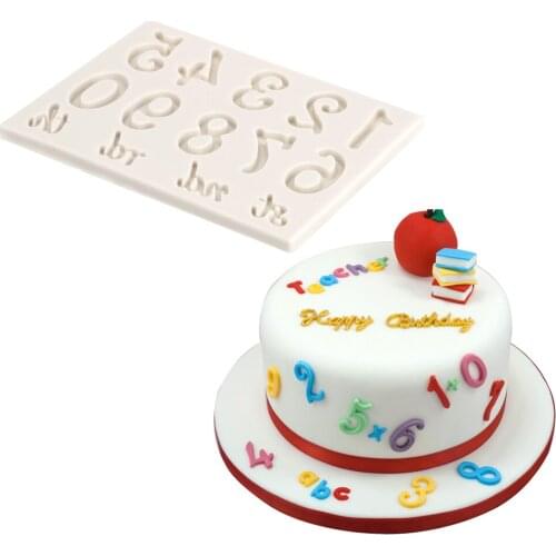 NICEYARD Numbers Silicone Mold 3D Fondant Mold DIY Chocolate Cake Decorating Tool Kitchen Bakeware