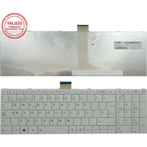 SP NEW keyboard FOR Toshiba Satellite C850 C850D C855 C855D White Spanish laptop