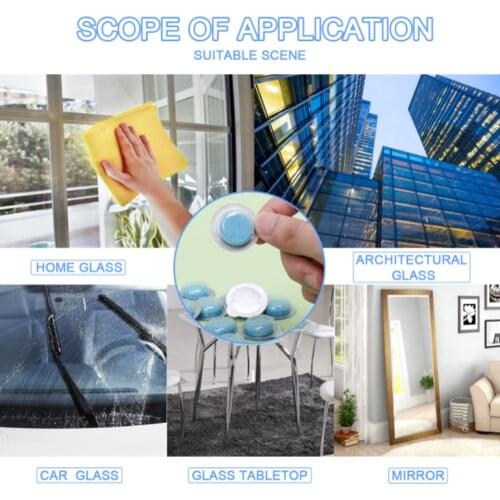 Car Windshield Wiper Glass Washer Auto Solid Cleaner Compact Effervescent Tablets Window Repair Car Accessories