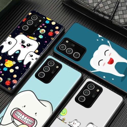 Dentist Teeth Tooth for Samsung S20 FE Ultra Plus A91 A81 A71 A51 A41 A31 A21S A11 A72 A52 A42 A32 A12 A02S Phone Case