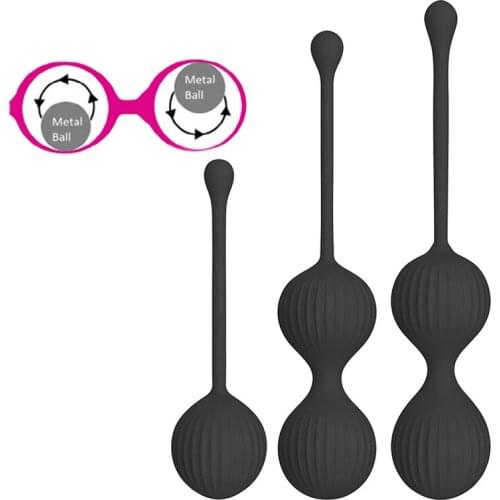 Safe Vaginal Balls Trainer Silicone Smart Ben Wa Balls Vagina Tighten Exercise Machine Kegel Geisha Ball Adult Sex Toy for Women