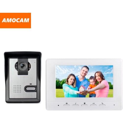 7 Inch Monitor Video Door Phone Intercom Doorbell System visual intercom doorbell Video Intercom doorphone Door bell kit