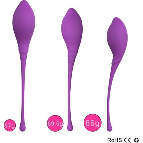 Waterproof Silicone 3 Step Luxury Smart Kegel Balls, Love Egg For Vaginal Tight Exercise,Ben Wa Ball Sex Toy For Women