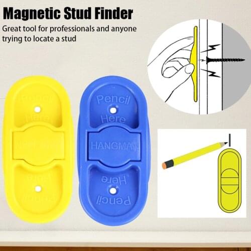 Zezzo®Magnetic Stud Detector Portable Metal Detector Tools Dual-side Magnet Easy To Use And Carry Comfortable To Grab