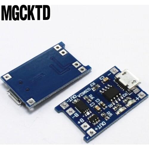 100% New 5V Micro USB 1A 18650 Lithium Battery Charging Board With Protection Charger Module for Diy Kit