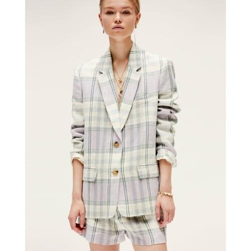 Женские льняные пиджаки ANGLIU China At AliExpress