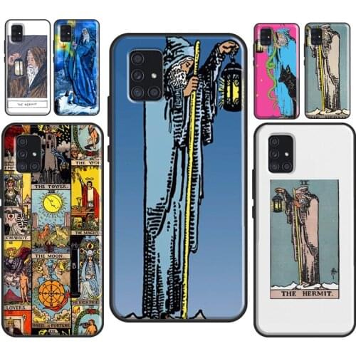 Tarot Card The Hermit For Samsung A52 A12 A32 A72 A01 A02S A20e A21S A10 A30 A50 A70 A11 A31 A51 A71 Phone Case