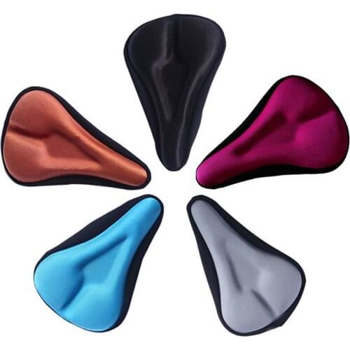 Bicycle Seat Cover Breathable Bicycle Saddle Seat Preatective Covers Soft Thickened Seat Cushion Cycling Gel Pad Cushion Cover