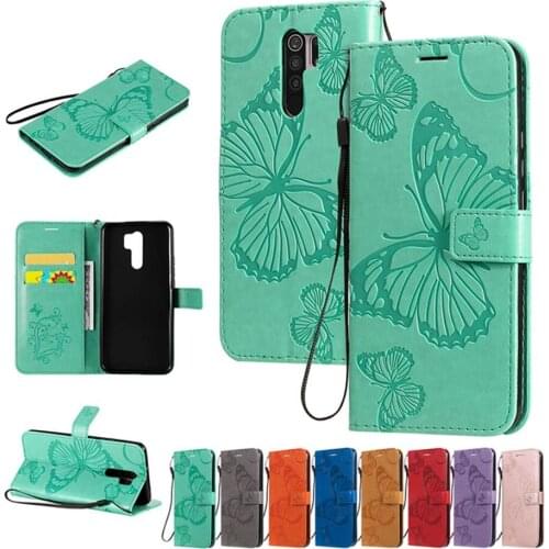 For Coque Xiaomi Redmi 9 Leather Wallet Flip Case Xiaomi Redmi 9 Cases For Xiaomi Redmi 9 Phone Cover