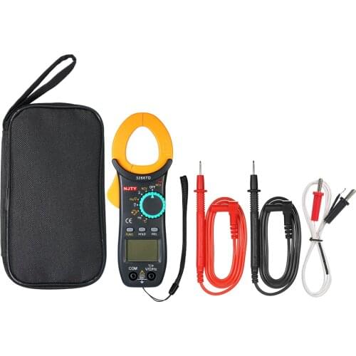 NJTY Digital Clamp Meter 4000 Counts Auto Range Multimeter with NCV Test AC/DC Voltage AC Current Portable Handheld Multimeter