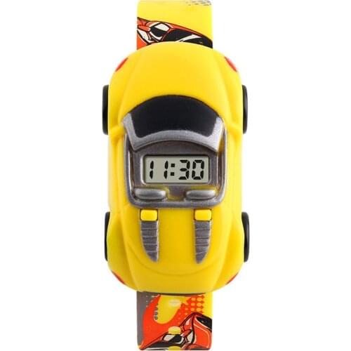 Childrens Car-shaped Electronic Watch Cartoon Toy For Boy Fashionable Innovative Toy Christmas Gift