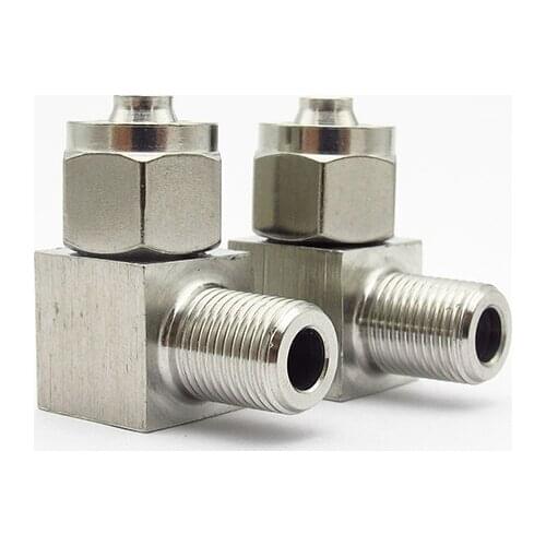 1/8" 1/4" 3/8" 1/2" BSPT Male Thread 304 Stainless Steel Elbow Pipe Fitting Quick Union Connector Adapter