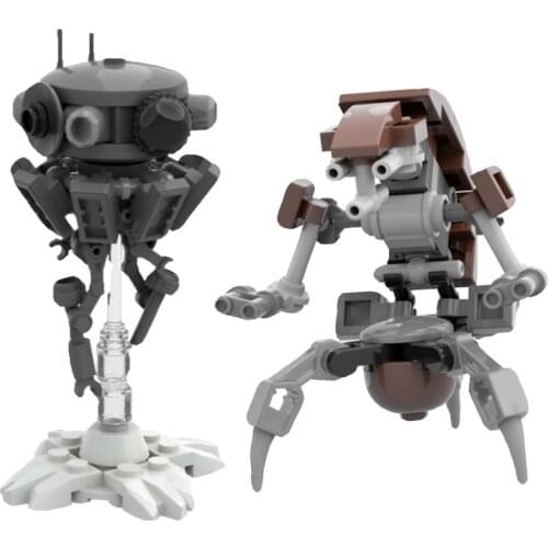 MOC Star of Movie Imperial Robot Probe Model Droid Toys DIY Building Blocks Bricks Set Educational Xmas Gift Kids