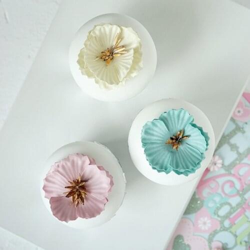 Simulated flower cupcake fake dessert model clay dessert cake decorating for showcase photography props