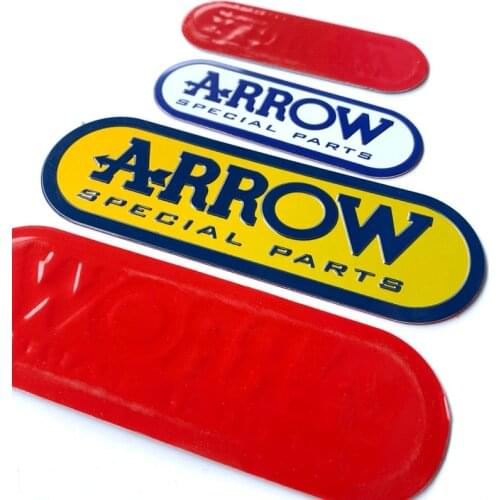 Motorcycle Exhaust Pipes Aluminium Sticker Cool Personality Scorpio For arrow decoration Decal