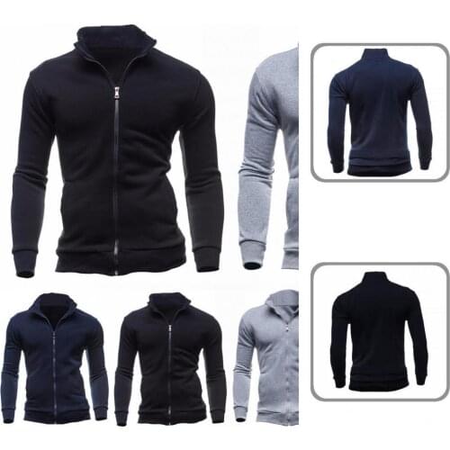 Warm Fabulous Business Cardigan Men Coat Sweatshirt Hoodie Long Sleeve for Spring