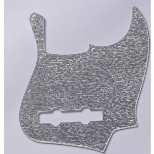 Silver Sparkle 5 String Jazz Bass J Bass Pickguard Scratch Plate for Fender