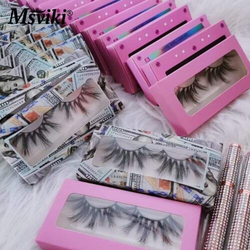 Mink Eyelashes 3D Natural Wholesale Bulk Fluffy Wispy Cruelty Free Volume Makeup Lashes EXtension Beauty Lash Extension Vendors