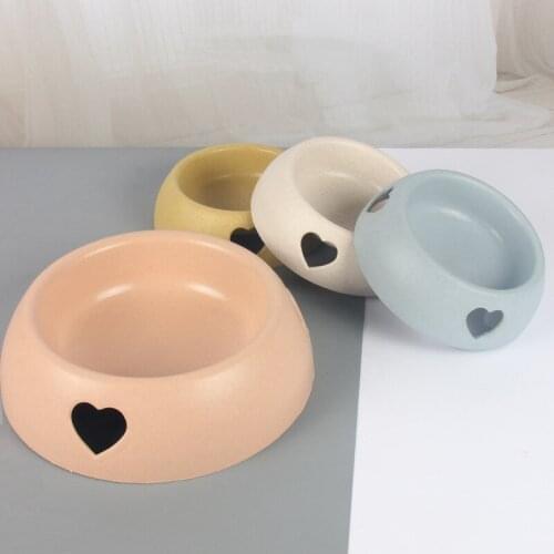 Solid Pet Dogs Bowls Candy-Colored Lightweight Small Medium Dog Cat Dish Food Bowl Pet Feeding Kitten Supplies Puppy Accessories