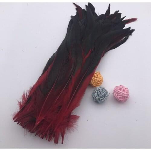 Wholesale rooster feathers for craft wedding party supplies rooster tail feather Carnival dancer decoration plumages