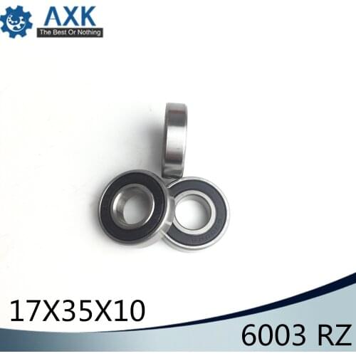 6003RZ Bearing 17*35*10 mm ABEC-3 ( 6 PCS) Mute High Speed For Blush Motors 6003 RS 2RZ Ball Bearings 6003RS 2RS With Nylon Cage