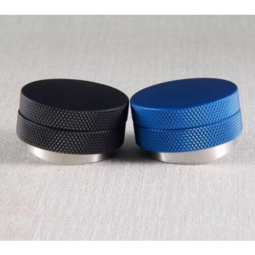 58MM Adjustable 304 Stainless Steel Coffee Espresso Tamper Convex Four Angled Slopes Base Distribution Tools WY71803