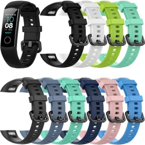 New Silicone Watchband For Huawei Honor Band 4 Watch Accessories Sport Bracelet Replacement Band Suitable For Huawei Smart Watch