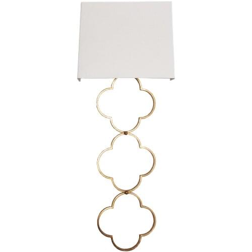 Light luxury new simple bedroom aisle Nordic personality bedside lamp soft decoration plum blossom wall lamp