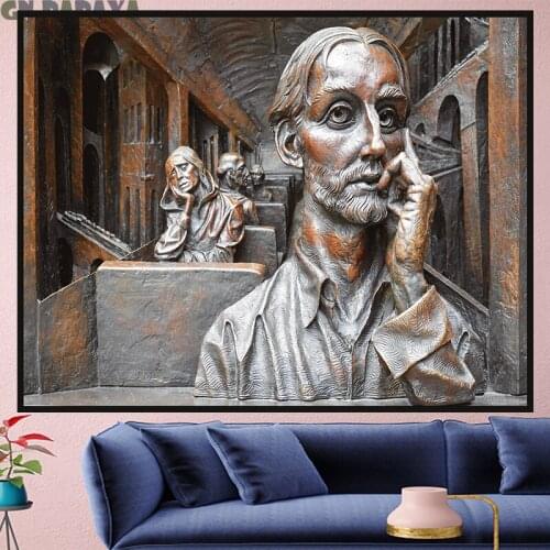 Sculpture Tapestry hippie Wall Hanging personality Pop style character goblen Home Decor Art Farmhouse Wall Carpet wall towel