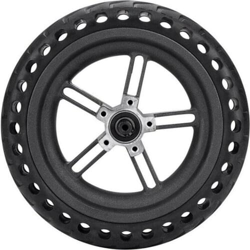 Honeycomb Solid Tire Electric Scooter Explosion-Proof Shock Resistant Rubber Tyre Non-Inflated Replace Tire for Xiaomi M365
