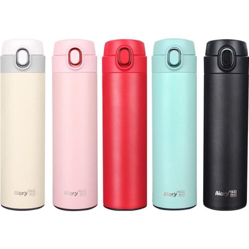 Creative Scrub Stainless Steel Double Layer Vacuum Thermos Water Cup Gift Student Men Women Bounce Fashion Insulated Bottle
