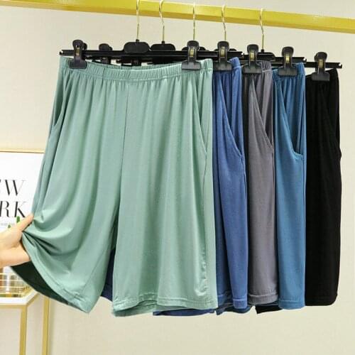 Sleep Bottom Women Modal Shorts Summer Big Size Casual Homewear Fashion Sleepwear Tracksuit Fashion Home Solid Color Pants