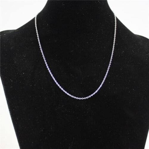 10pcs/lot Wholesale Silver Plated Necklace DIY String Lobster Clasp Chain Jewelry Findings