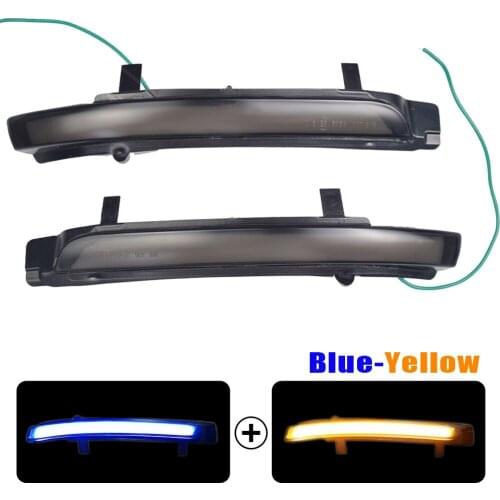 2 pieces For Skoda Octavia 2009-2013 SUPERB 2008-2014 Dynamic LED Turn Signal Blinker Mirror flasher Light