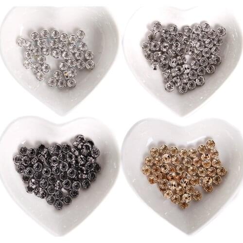 20pcs Crystal Rhinestone Rondelles Bead 6mm/8mm Loose Spacer Beads for Beads DIY Craft Bracelet Jewelry Making Accessories