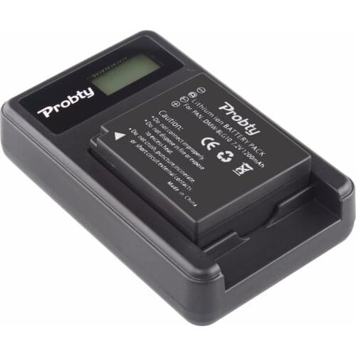 DMW-BLG10 DMW BLG10 Battery + USB LCD Charger for Panasonic DC-ZS70 DMC-GX80 DMC-GX85 DMC-ZS60 DMC-ZS100 DMC-GF6 DMC-GX7K Camera