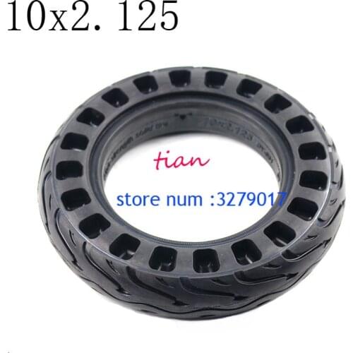 Free Shipping 10x2.125 honeycomb Solid Tire for Smart Electric Balancing Scooter Folding E-Bike accesorios para motocross