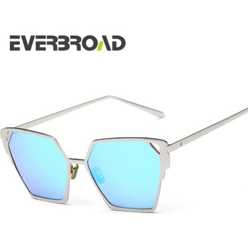 EVERBROAD Women's Sunglasses Transparent Glasses
