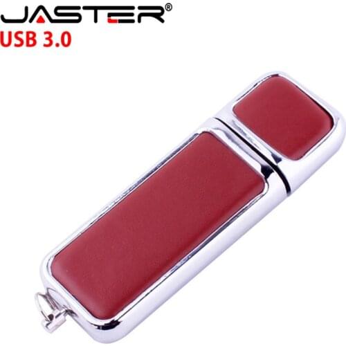 Brown Leather USB 3.0 Flash Drive 4G 8G 16GB 32GB 64GB 128GB Custom LOGO Pen Drives High Speed Memory Stick Real Capacity U Disk