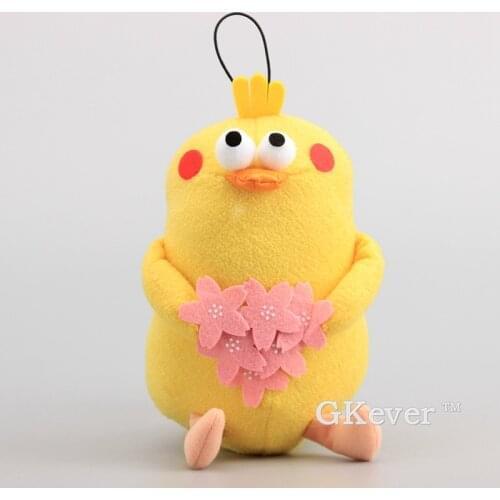 Anime Cartoon Poinko Brothers Plush Toy with Flower Cute Parrot Brothers Stuffed Animals Kids Present 8" 20 CM