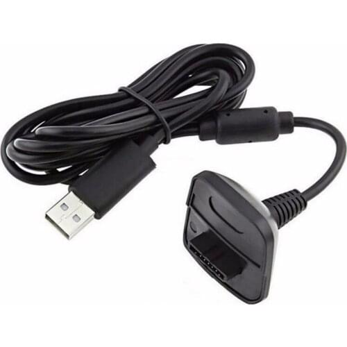 For Xbox 360 Wireless Remote Controller Charging Cable 1.5m USB Charging Charger Adapter Replacement Cables for Xbox 360 Gamepad
