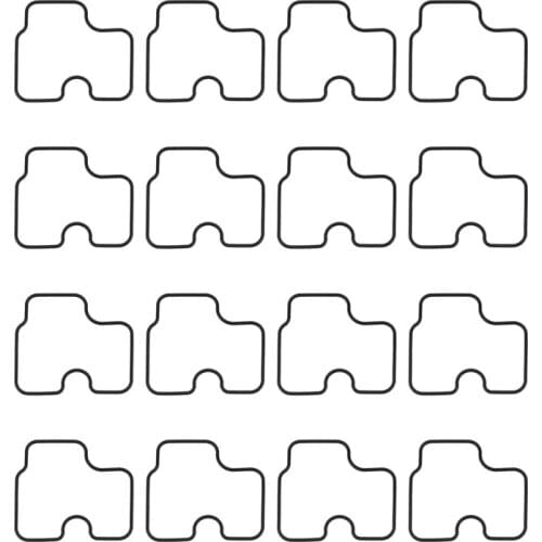 16Pcs Carburetor Repair Kit Bottom Shell Gasket for HONDA CB500 CB600F CB1000F CB1000 CB 500 1000 F S PC32 PC34 CB500S