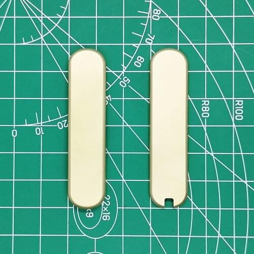 Brass Made Scales with Ballpoint Pen Slot for 58 mm Victorinox Swiss Army Signature Midnite Manager Knife