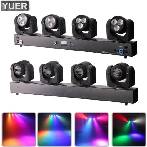 NEW 12X10W RGBCW Beam Moving Head Light DMX512 6/10/19/32/56CH DJ Disco Stage Lighting Show Bar Party Indoor Voice Control