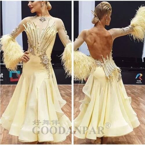 Ballroom Dance Dress Women for Competition standard dance dress ballroom dance costumes pleated material dress pleated fabric