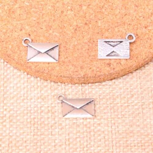 100pcs letter Charms Zinc alloy Pendant For necklace,earring bracelet jewelry DIY handmade 15*11mm