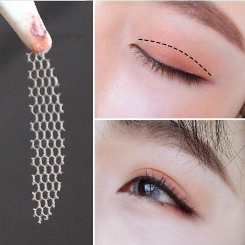 Eyelid Tape Sticker Invisible Double Fold Eyelid Paste Clear Beige Stripe Self-adhesive Natural Eye Tape Makeup Tool