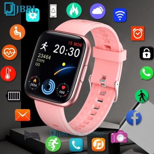 2021 Smart Watch Women Men Full Touch Smartwatch Heart Rate Blood Pressure Smart Clock For Ios Android Waterproof Smart-watch