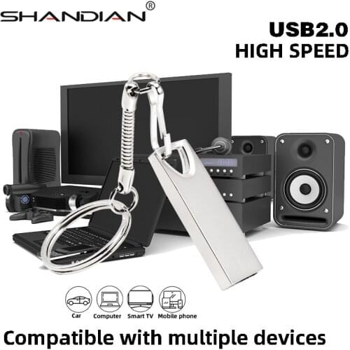 JASTER Metalen Mini USB Flash Drive 128 GB 64GB 32GB pendrive Cle USB Flash Stick Pen Drive 4gb16gb 32gb 64gb 128gb USB Stick