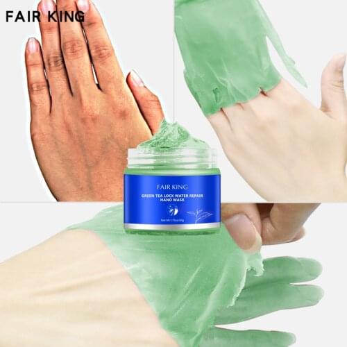 50g Green Tea Lock Water Repair Hand Mask Peel off Mask Exfoliating Calluses Moisturizing Anti-aging Whitening Hand Mask TSLM2